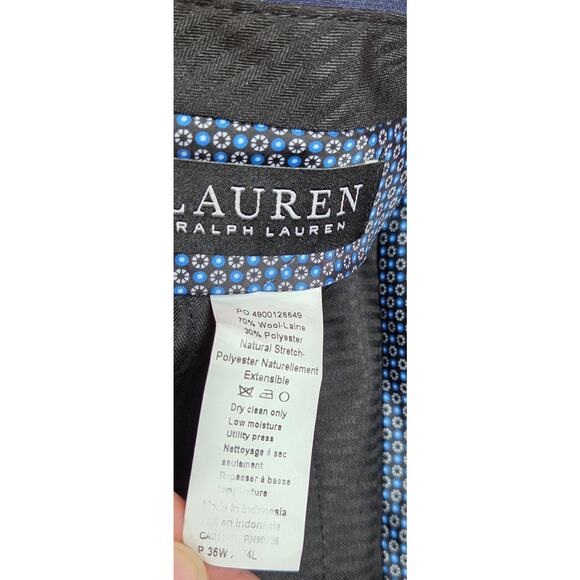 Lauren Ralph Lauren UltraFlex Classic Fit Wool Blend Dress Pants 36x34 NWT - Picture 3 of 11